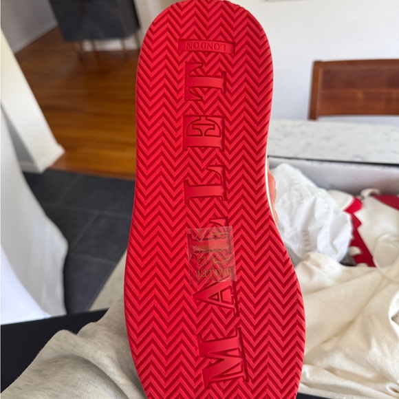 Saks Fifth Avenue Vibrant Red Sole Footwear - Picture 5 of 8